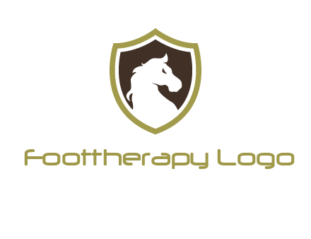 horse in shield logo