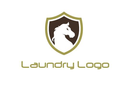 horse in shield logo