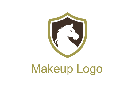 horse in shield logo
