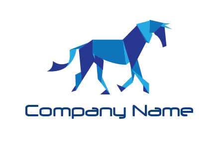 blue horse logo
