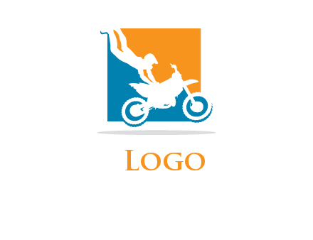 motorcycle stunts logo