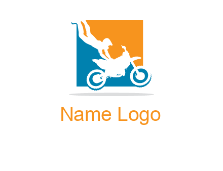 motorcycle stunts logo