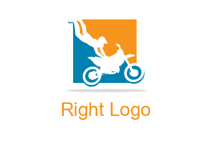 motorcycle stunts logo