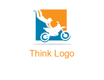 motorcycle stunts logo
