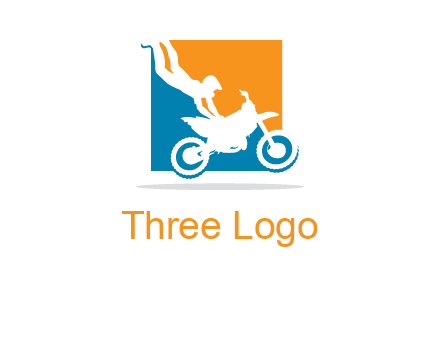 motorcycle stunts logo