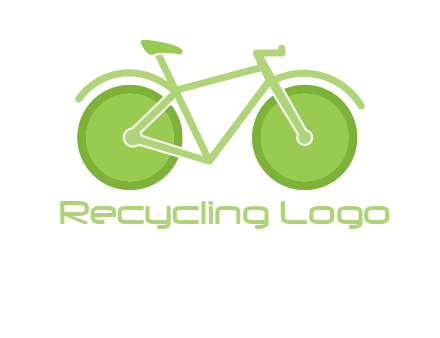 green bicycle logo