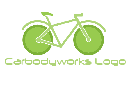 green bicycle logo