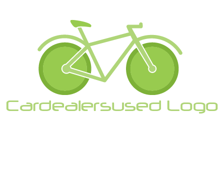 green bicycle logo