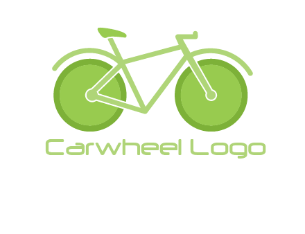 green bicycle logo