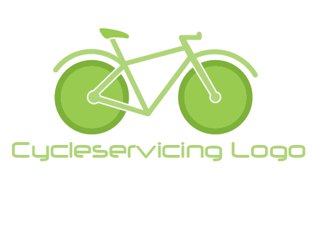 green bicycle logo