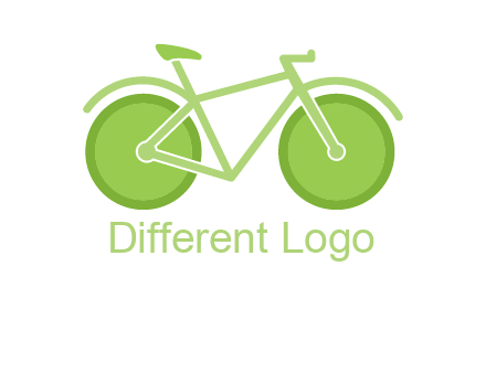 green bicycle logo