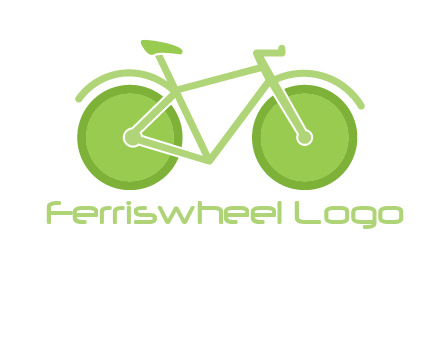 green bicycle logo
