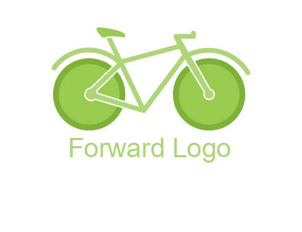 green bicycle logo