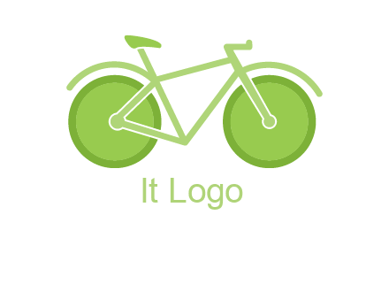 green bicycle logo