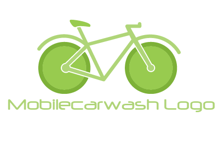 green bicycle logo