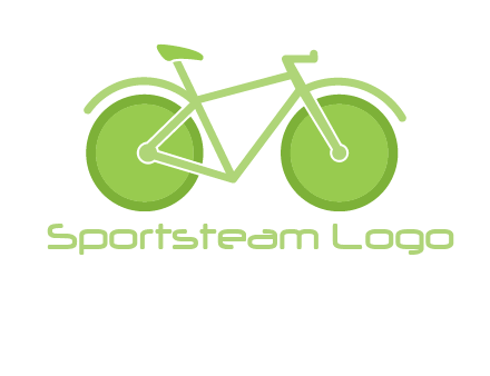 green bicycle logo