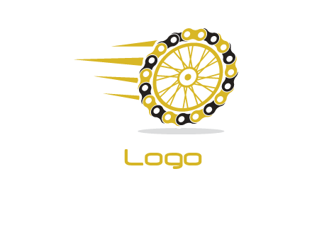chain and wheel logo