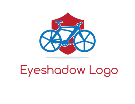 bicycle over a shield logo