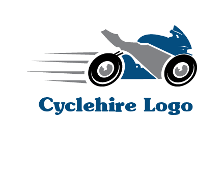 motorcycle silhouette logo