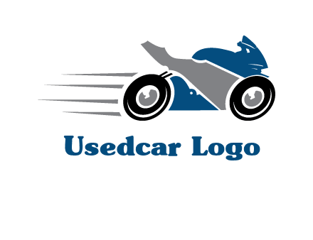 motorcycle silhouette logo