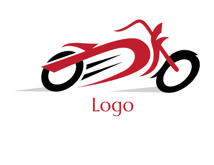 red motorbike logo