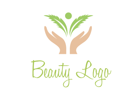 hands in leaf logo