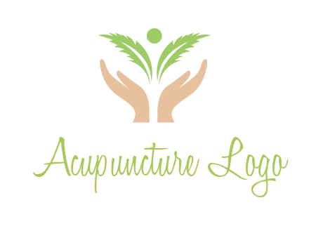 hands in leaf logo