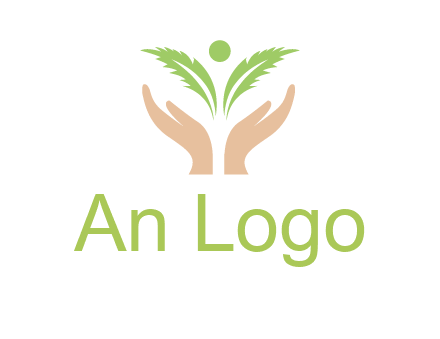 hands in leaf logo