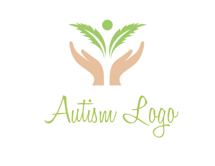 hands in leaf logo