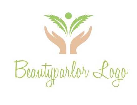 hands in leaf logo