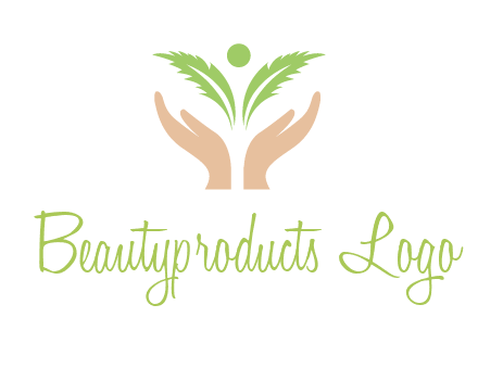 hands in leaf logo