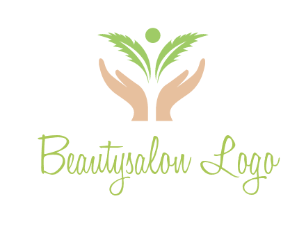 hands in leaf logo