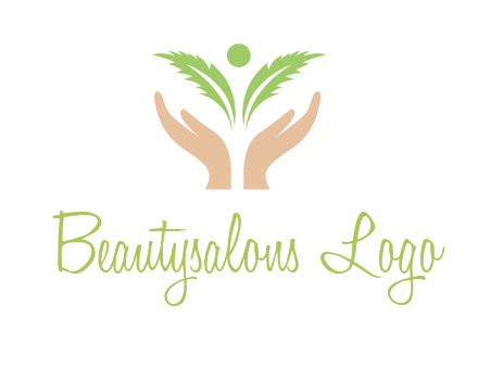 hands in leaf logo