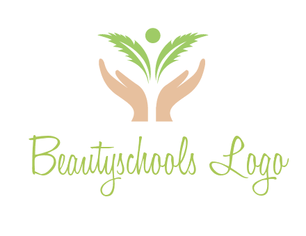 hands in leaf logo