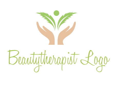 hands in leaf logo