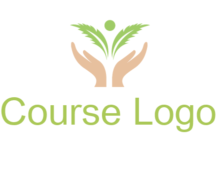 hands in leaf logo