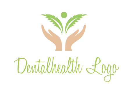 hands in leaf logo