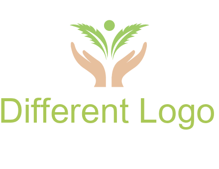 hands in leaf logo