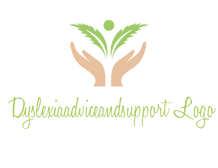 hands in leaf logo