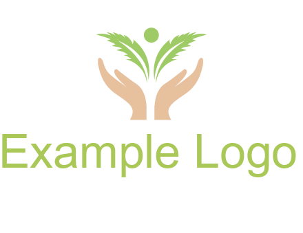 hands in leaf logo