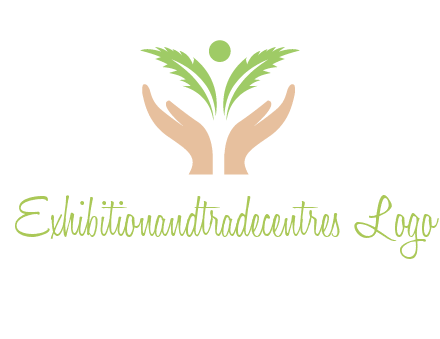 hands in leaf logo
