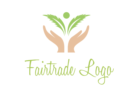 hands in leaf logo