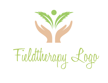 hands in leaf logo