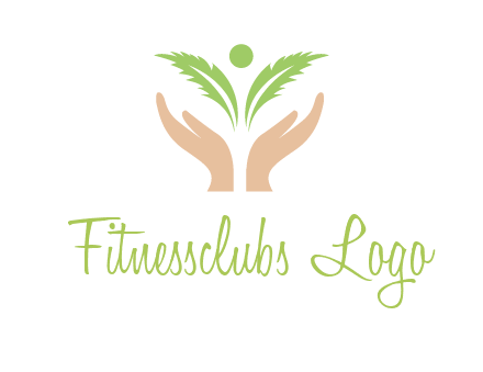hands in leaf logo