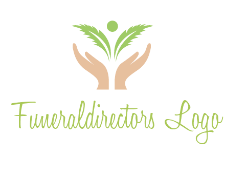 hands in leaf logo