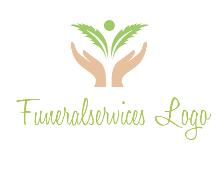 hands in leaf logo