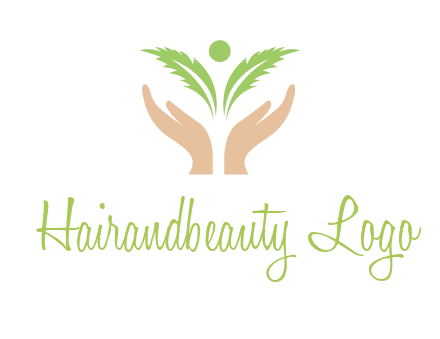 hands in leaf logo