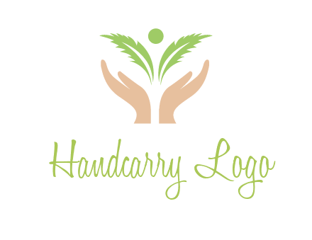 hands in leaf logo
