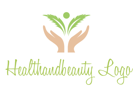 hands in leaf logo