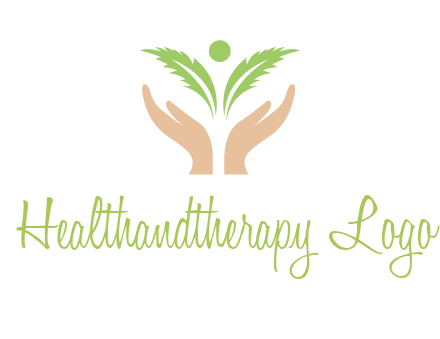 hands in leaf logo